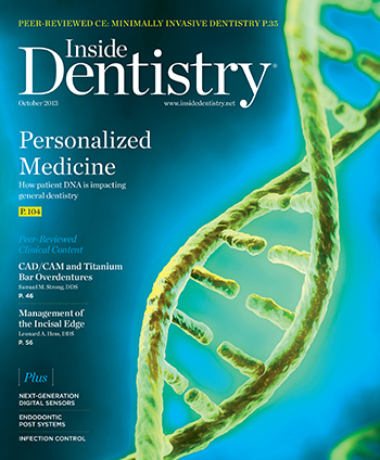 Inside Dentistry October 2013 Cover