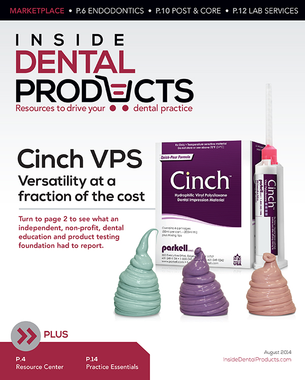 Inside Dental Products August 2014 Cover