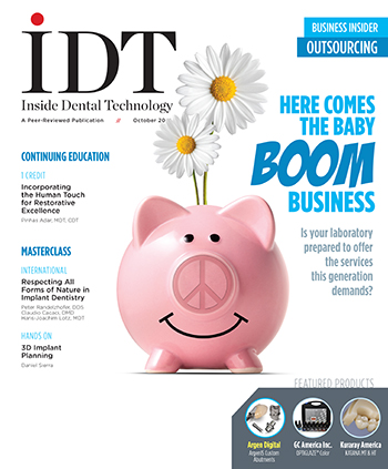 Inside Dental Technology October 2014 Cover