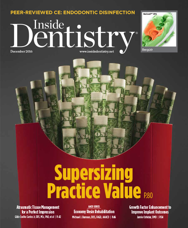 Inside Dentistry December 2016 Cover