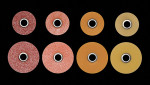 Figure 5  Sandpaper discs in a variety of sizes and grits.